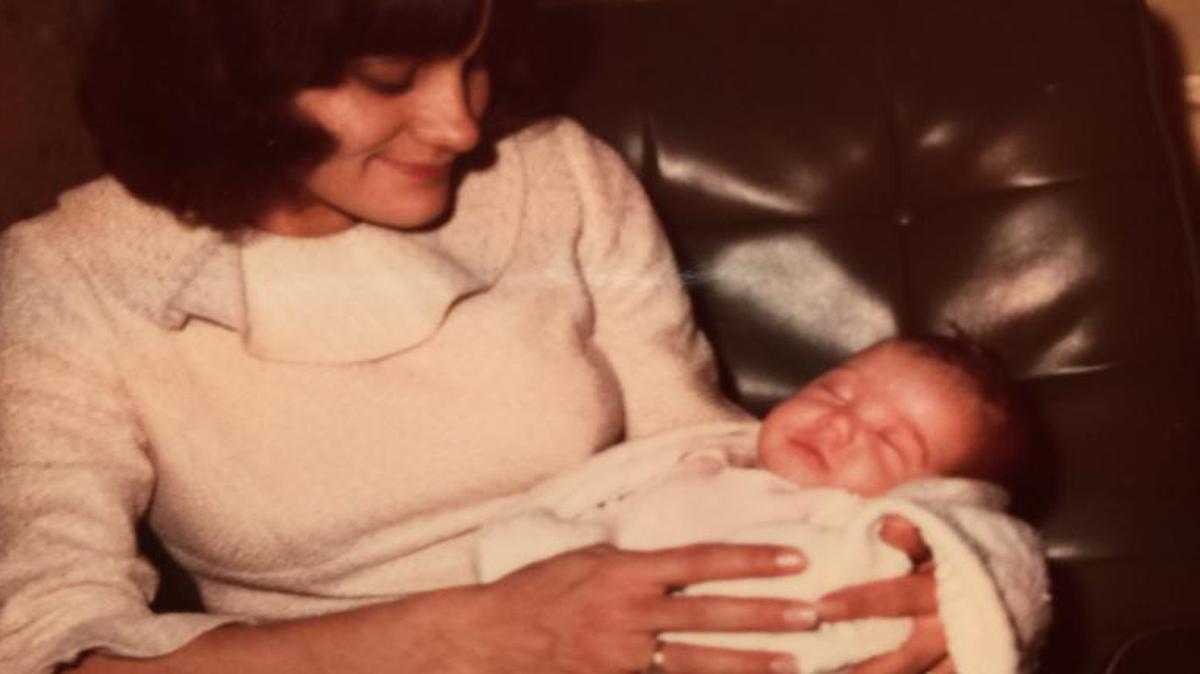 
The author with his mother Peggy St. Onge in December 1964 when he was 6 weeks old. 
