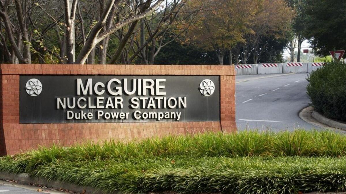 Duke Power’s McGuire Nuclear Station on Lake Norman