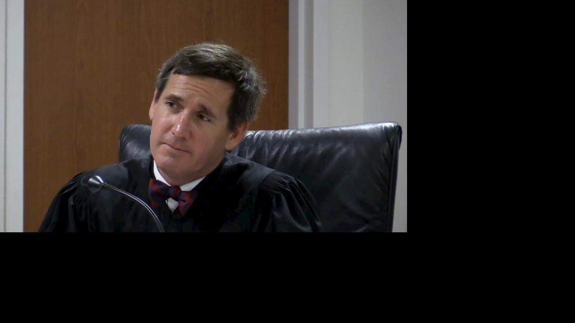 
Family Court Judge Michael Holt of Darlington County listens as a York teenager apologizes in court for his role in a plot to kill Americans both in the United States and abroad.
