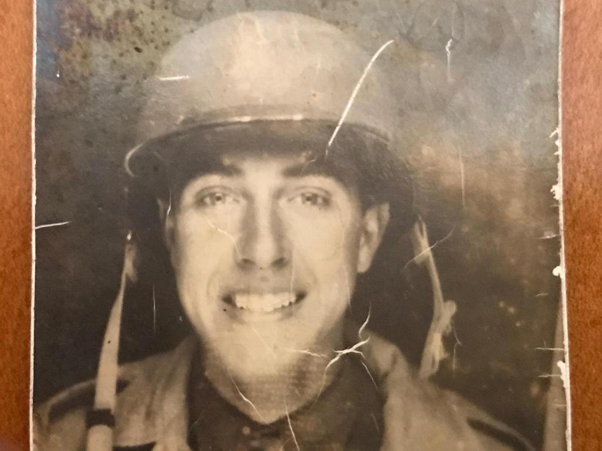 Ralph Lee England as a soldier in World War II.