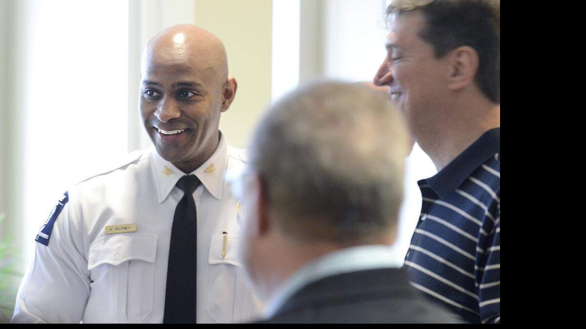 
In his first month as Chief of the Charlotte-Mecklenburg Police Department, Kerr Putney will face several challenges including the beginning of the Kerrick trial which may spark racial unrest. Putney spoke to the Ballantyne Breakfast Club on Saturday June 27, 2015. 
