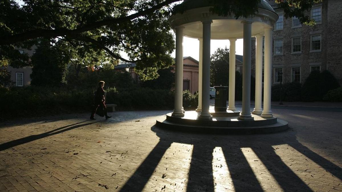 The Old Well is the iconic symbol of UNC in Chapel Hill.