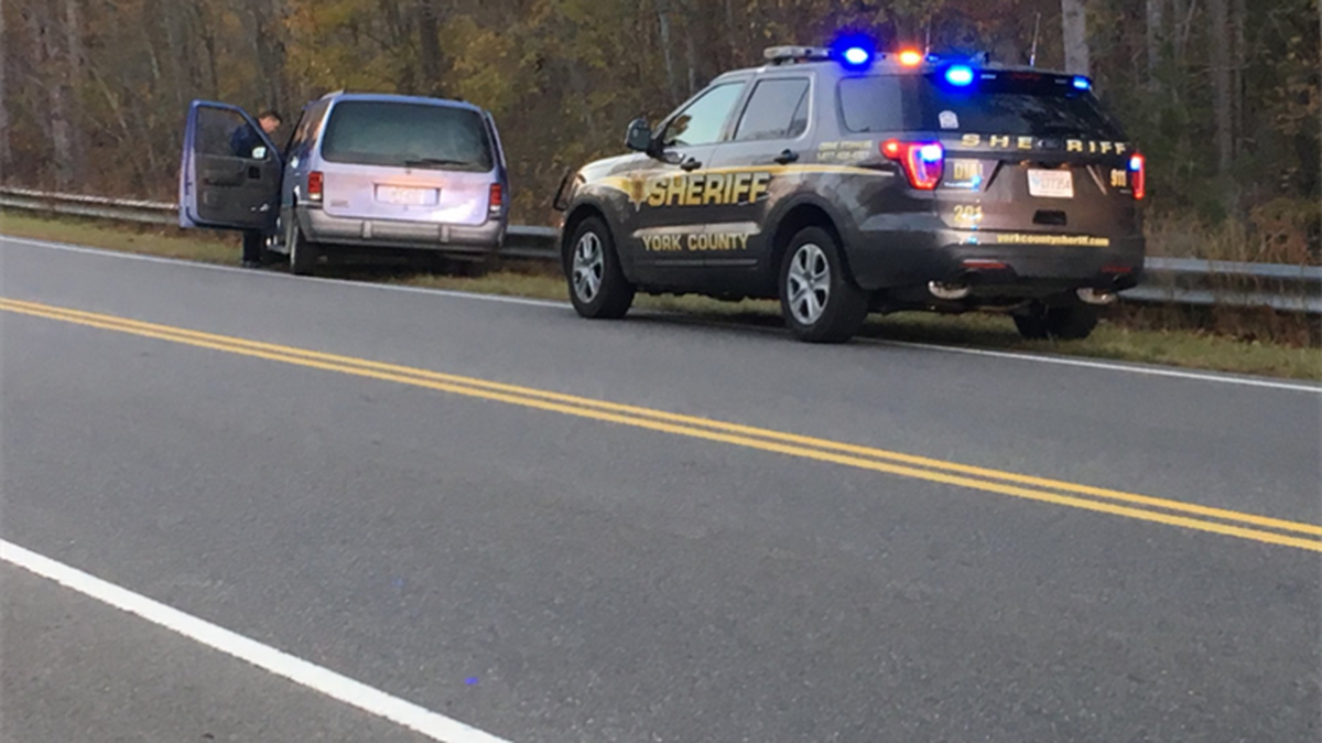 Deputies conduct investigation after pursuing a vehicle that crossed state lines early Wednesday.