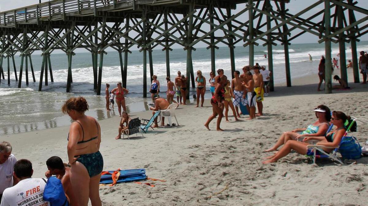
A shark bite was reported near Garden City beach.
