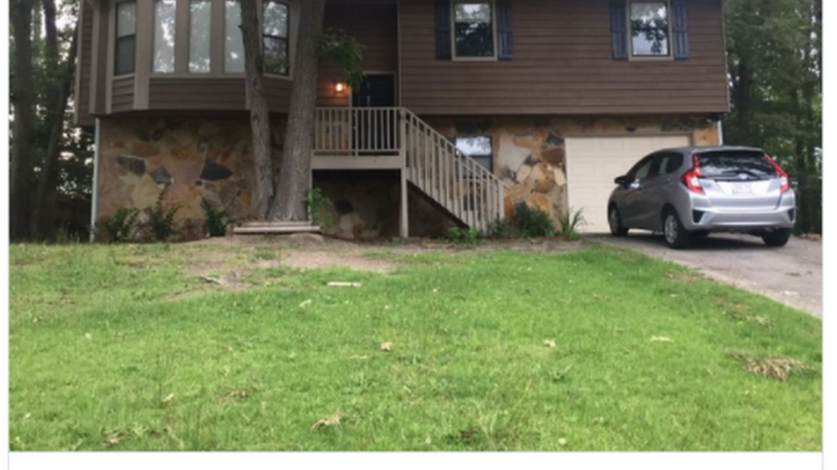 The house where Burns was found in Duluth.
