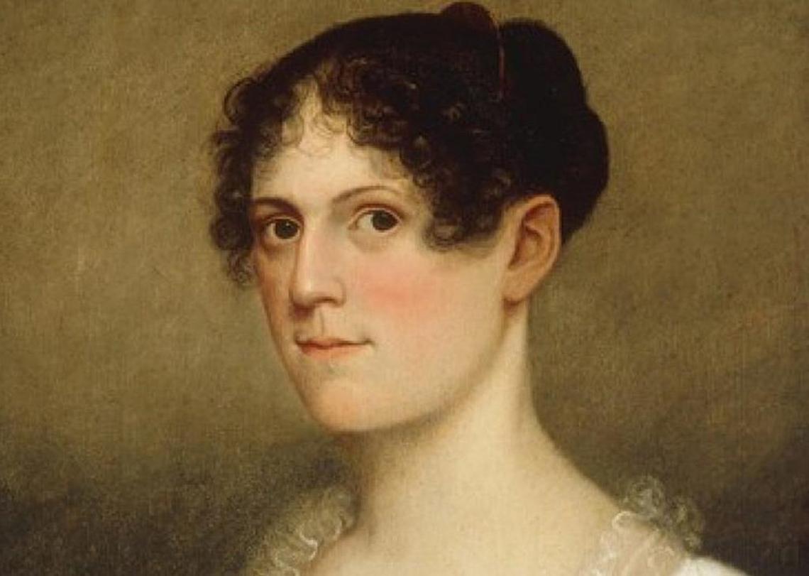 A portrait believed to be that of Theodosia Burr Alston, daughter of the third U.S. vice president and who was lost at sea in 1813.