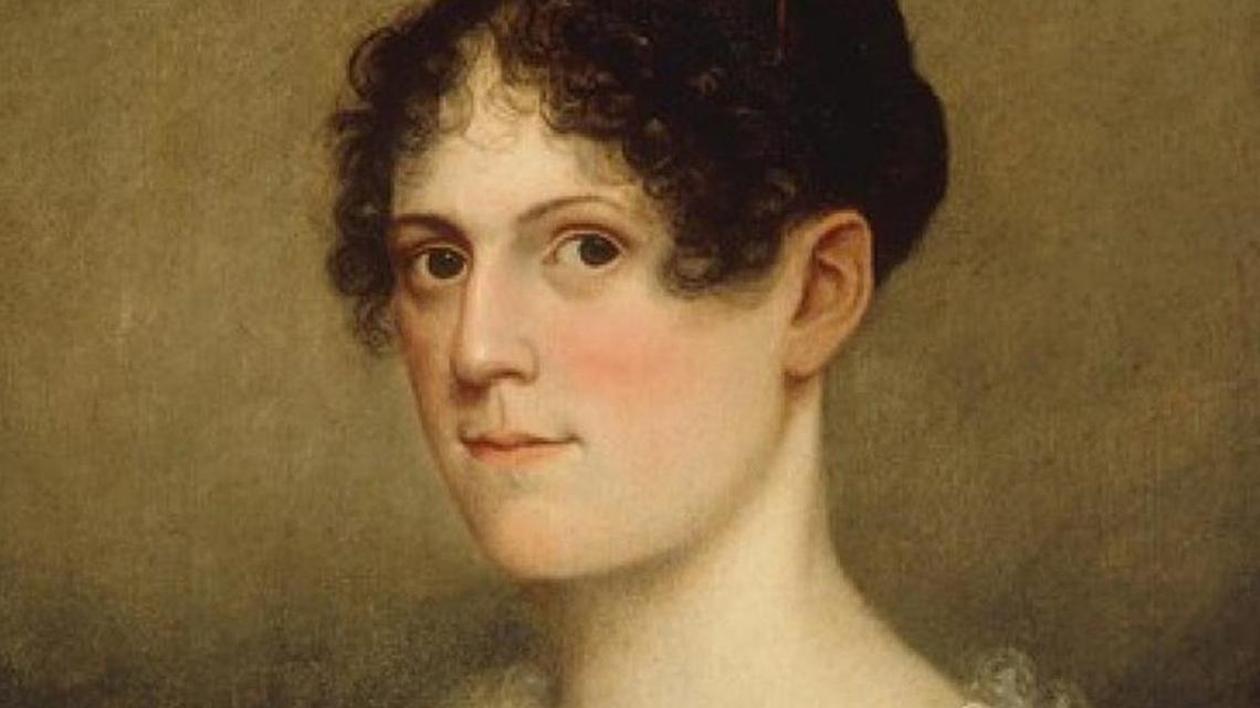 A portrait believed to be that of Theodosia Burr Alston, daughter of the third U.S. vice president and who was lost at sea in 1813. The portrait will be featured on Thursday’s episode of “Mysteries at the Museum” on the Travel Channel.