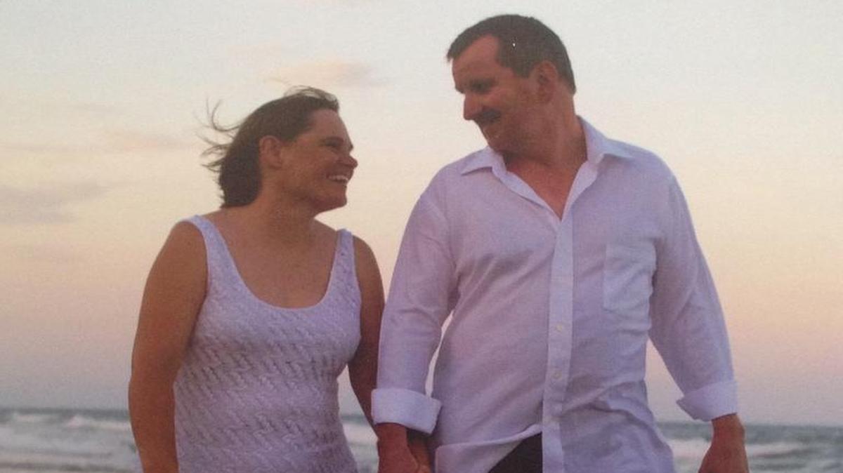 
Mail carrier Lisa Rudisill Wilkerson married her husband, Eddie Wilkerson, in September. She was killed by a falling tree while delivering mail in Denver, N.C. on Saturday.

