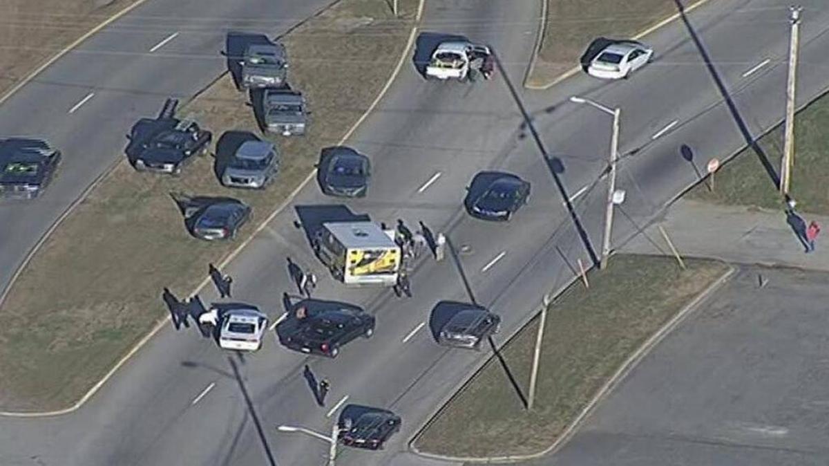 Several people were detained in South Carolina after a south Charlotte carjacking, police said.