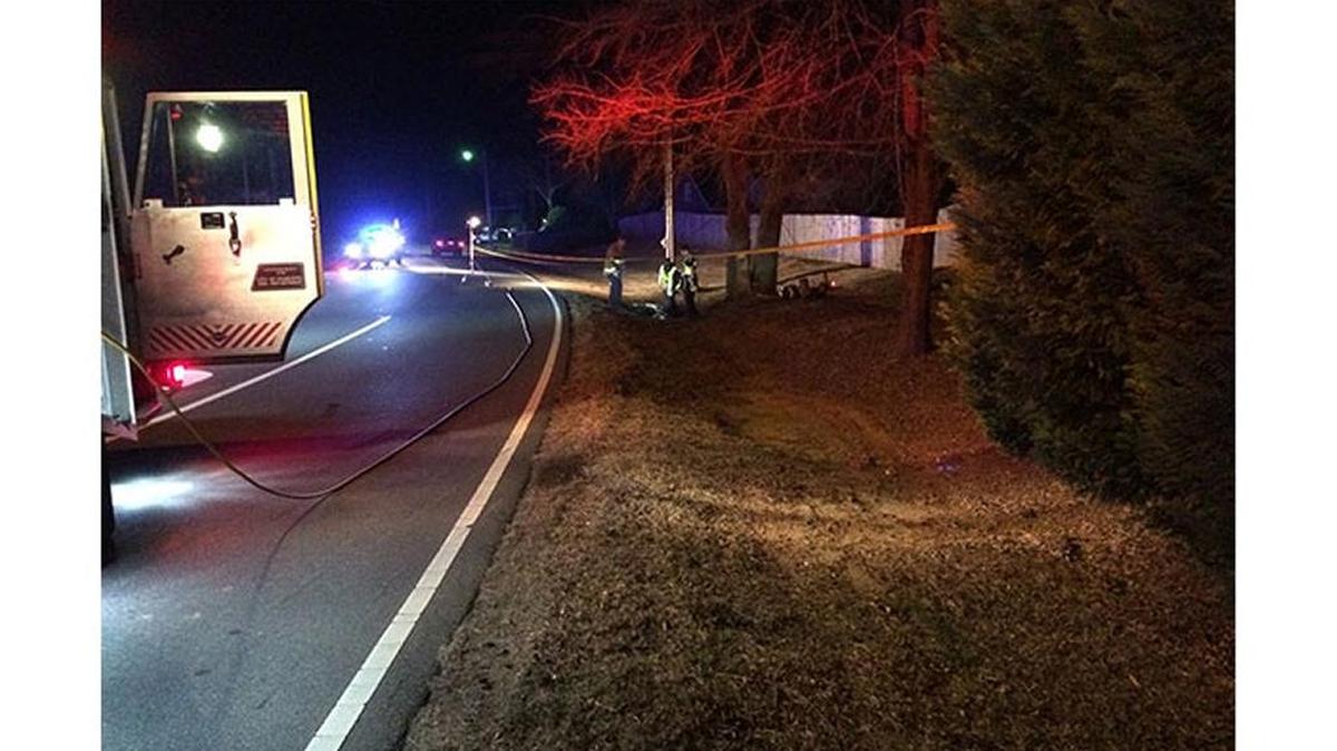 Site of Jan. 18 motorcycle crash on Ballantyne Commons Parkway.