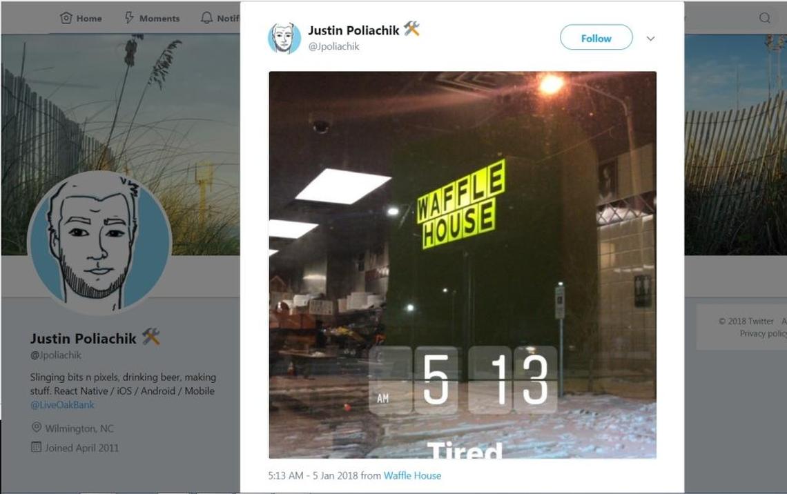 A North Carolina man lost his fantasy football league, and had to spend 24 hours at Waffle House as punishment.