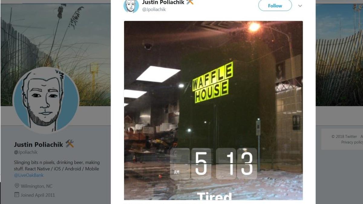 A North Carolina man lost his fantasy football league, and had to spend 24 hours at Waffle House as punishment.