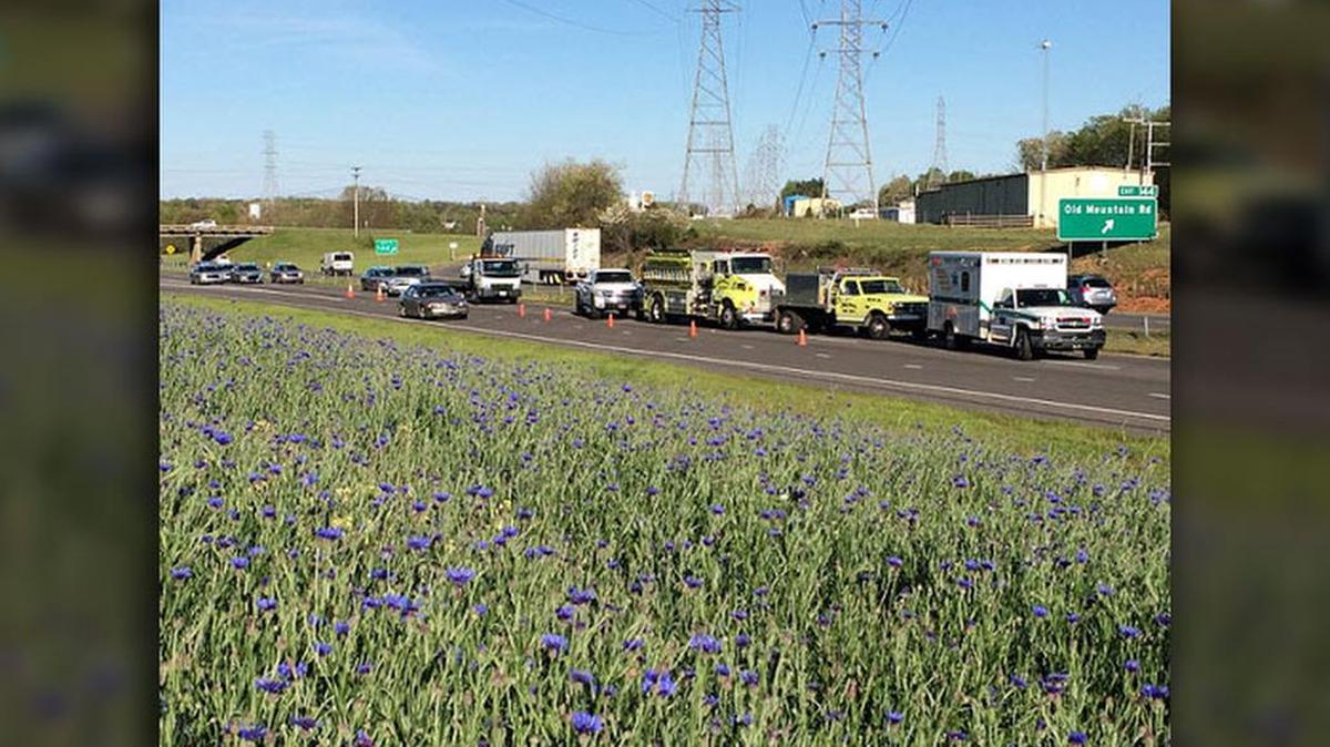 One person was killed and another seriously injured in a crash involving a motorcycle on Interstate 40 west of Statesville on Saturday.