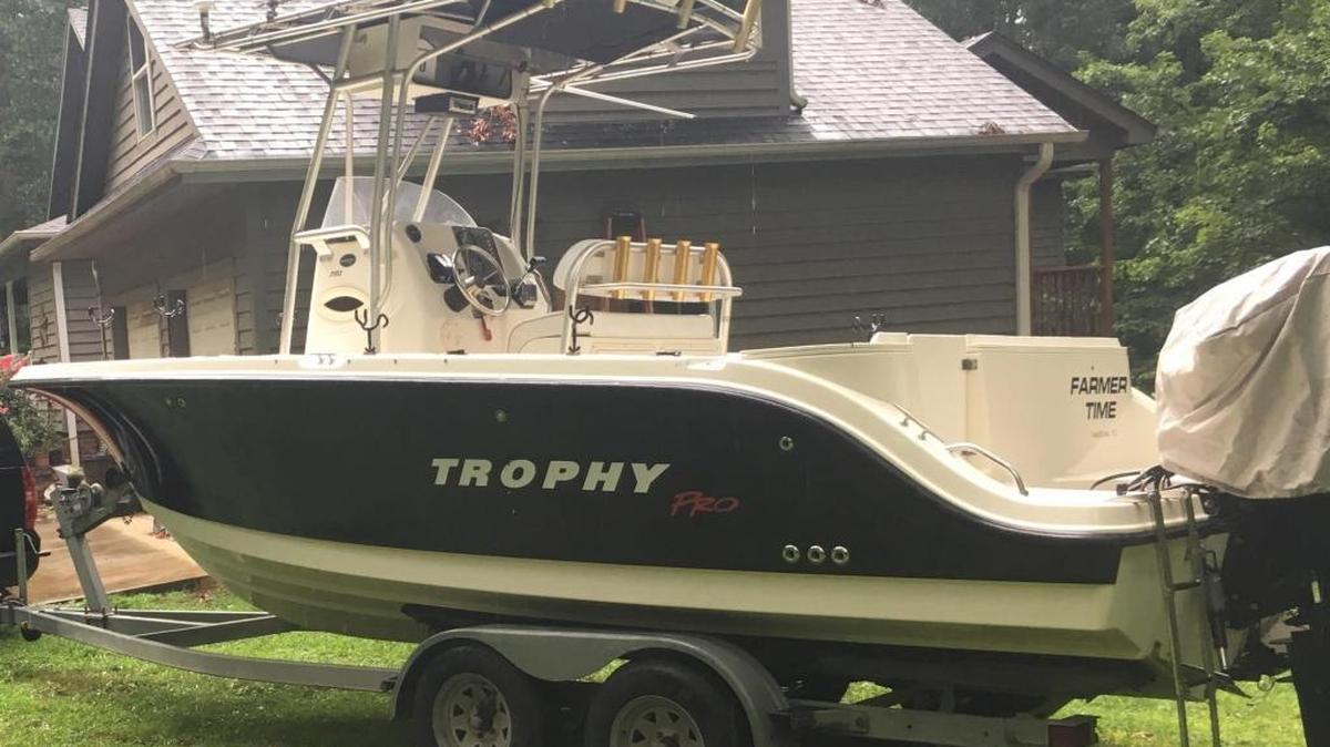 This is the boat the two men were in when they went missing, says the Coast Guard.