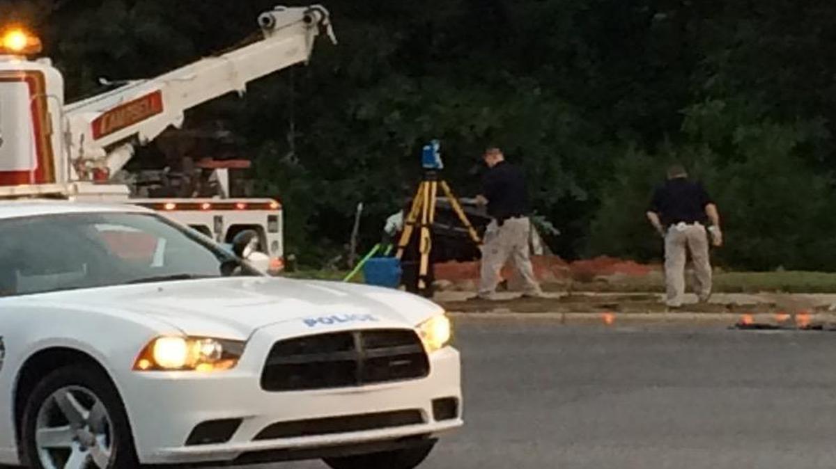 
Crews pull a vehicle from a ditch after a fatal wreck early Tuesday on Mallard Creek Church Road.
