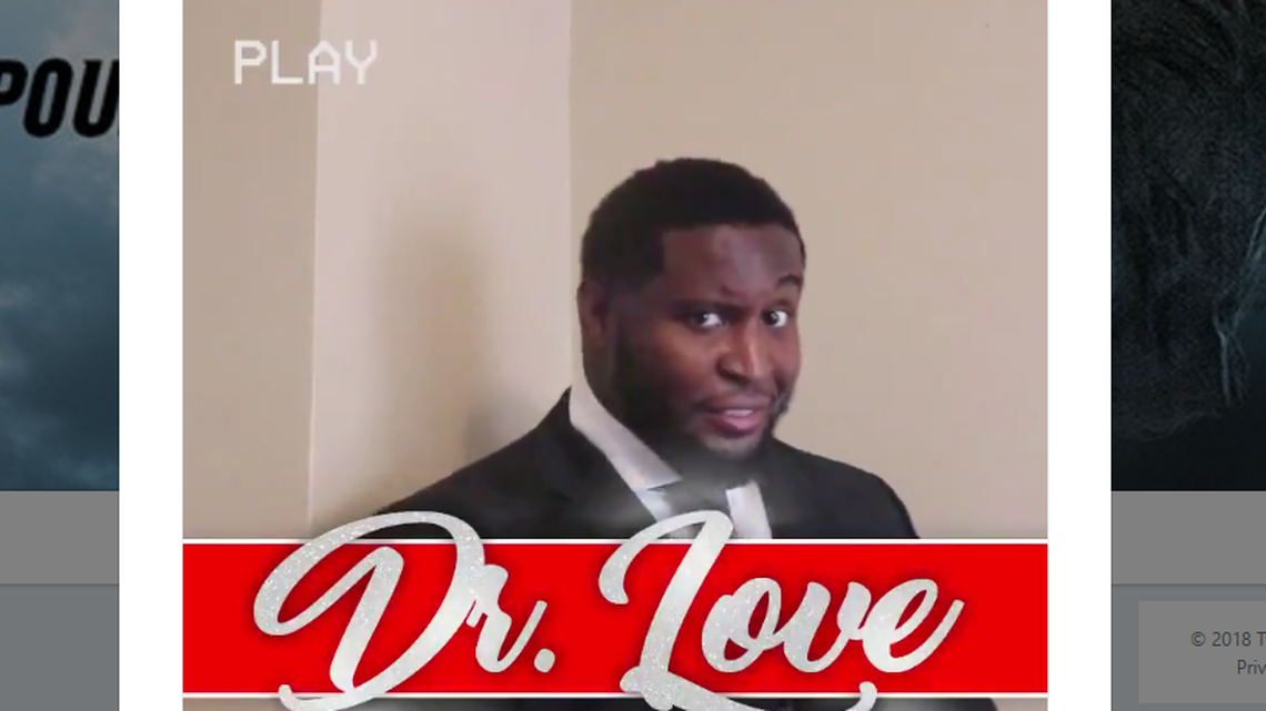 Carolina Panther Kyle Love is...Dr. Love, giver of advice for the lovelorn.