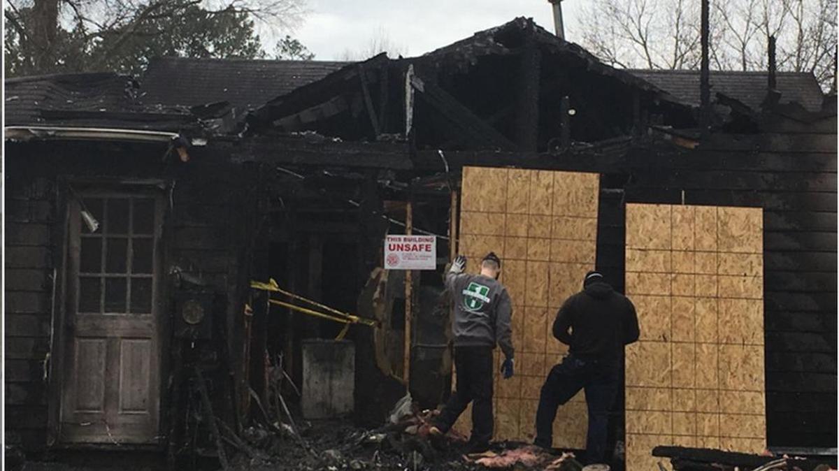 Forty-five homes were made safer on Monday in a southeast Charlotte neighborhood where two people died in this house fire last week.