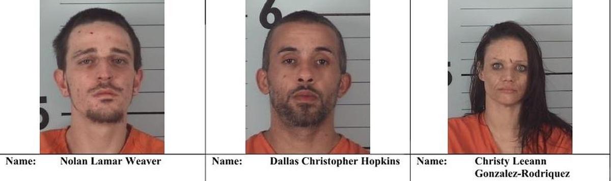 Three people were charged in connection with the theft of a car that held a 14-month-old child in Burke County.