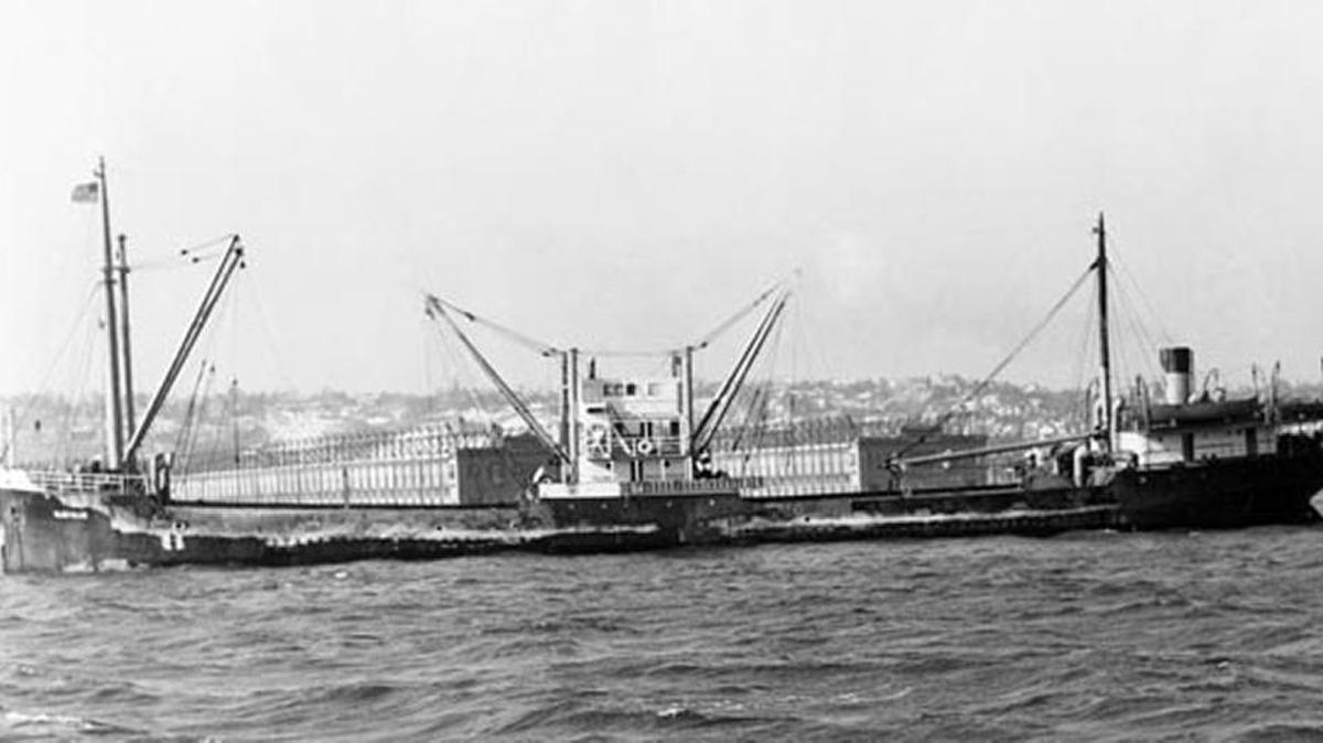 The freighter SS Bluefields was sunk by German submarine U-576 off Cape Hatteras in July 1942.