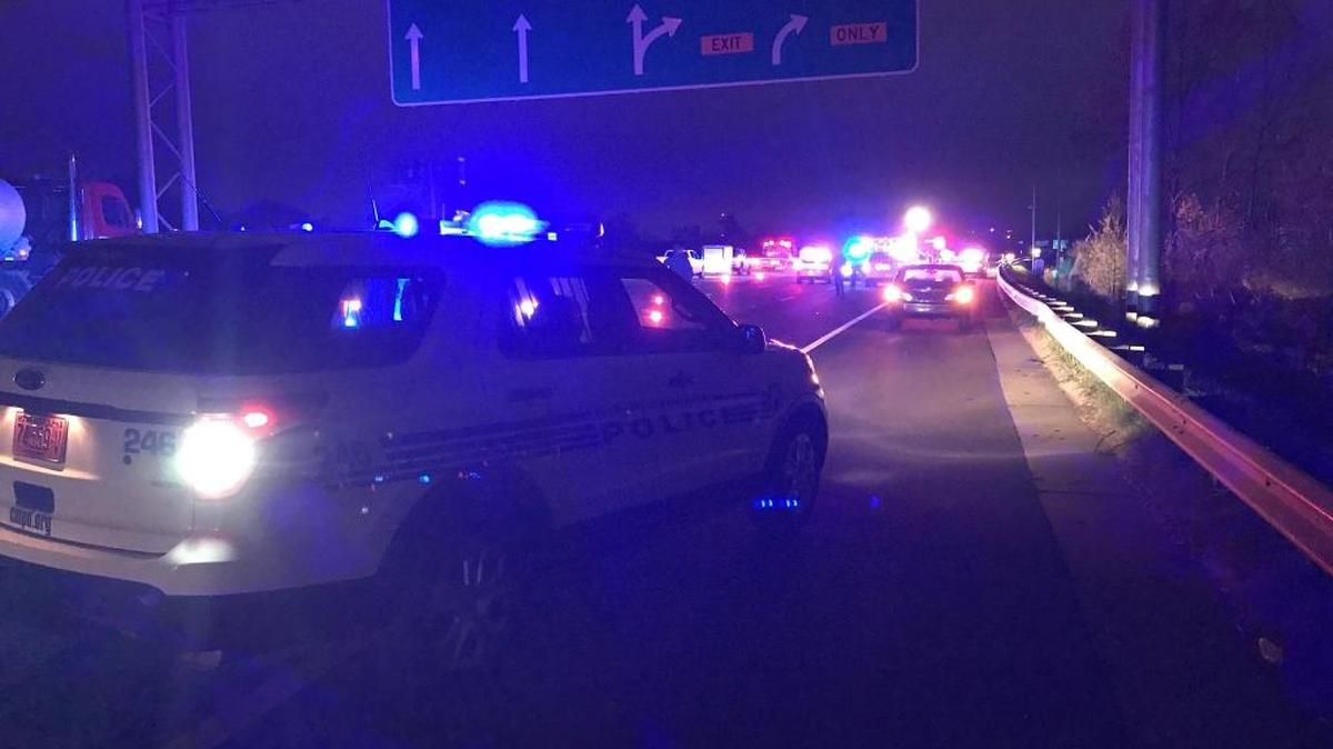 One person was killed in a crash on Interstate 485 early Sunday.