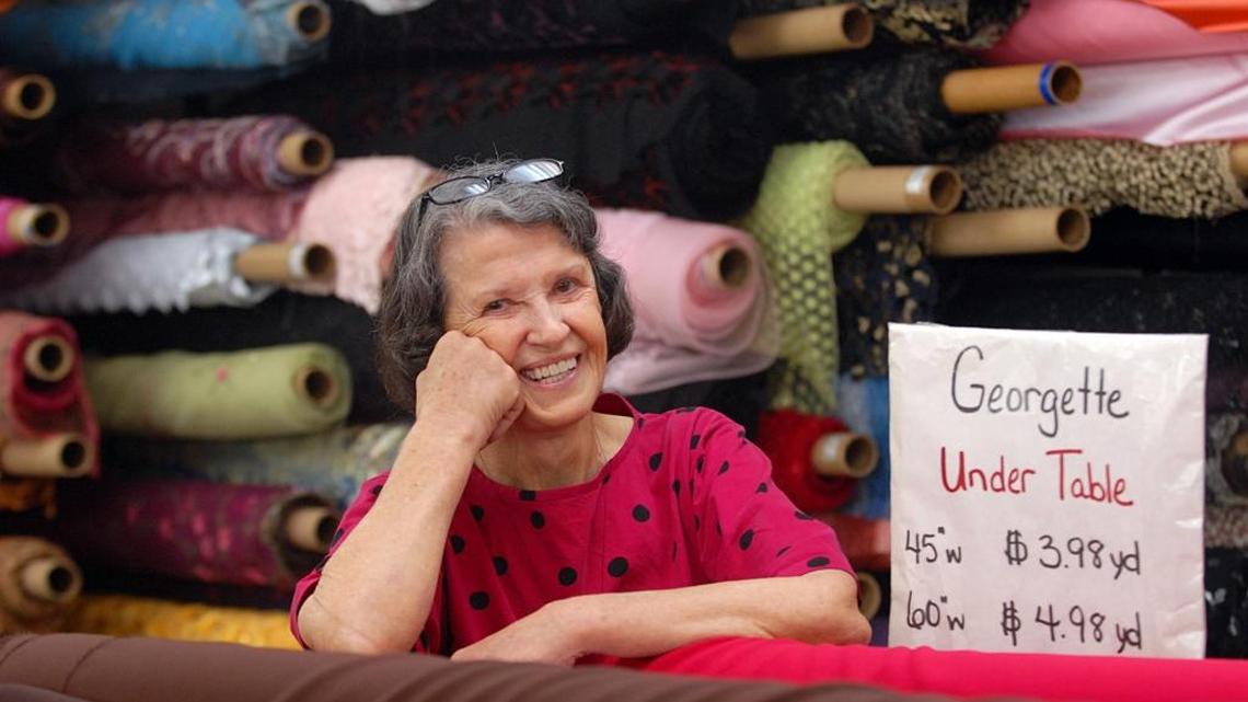 Mary Jo Cloninger, seen here in this 2008 file photo, started her store with a few bits of cloth and a $500 loan from her dad.