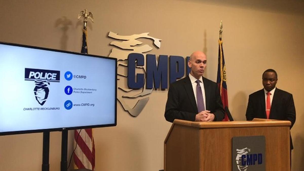 CMPD Sgt. Craig Varnum announced plans for a family justice center to help victims of domestic violence Wednesday.
