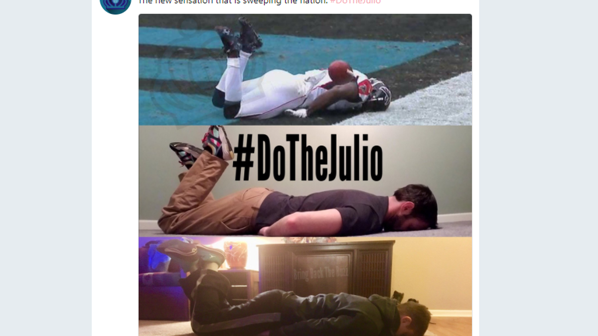 This is “Doing the Julio,” according to Twitter.