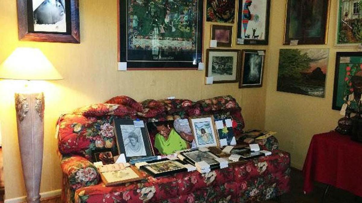 
These are among the many items for sale this weekend in the Maya Angelou estate sale in Winston-Salem.

