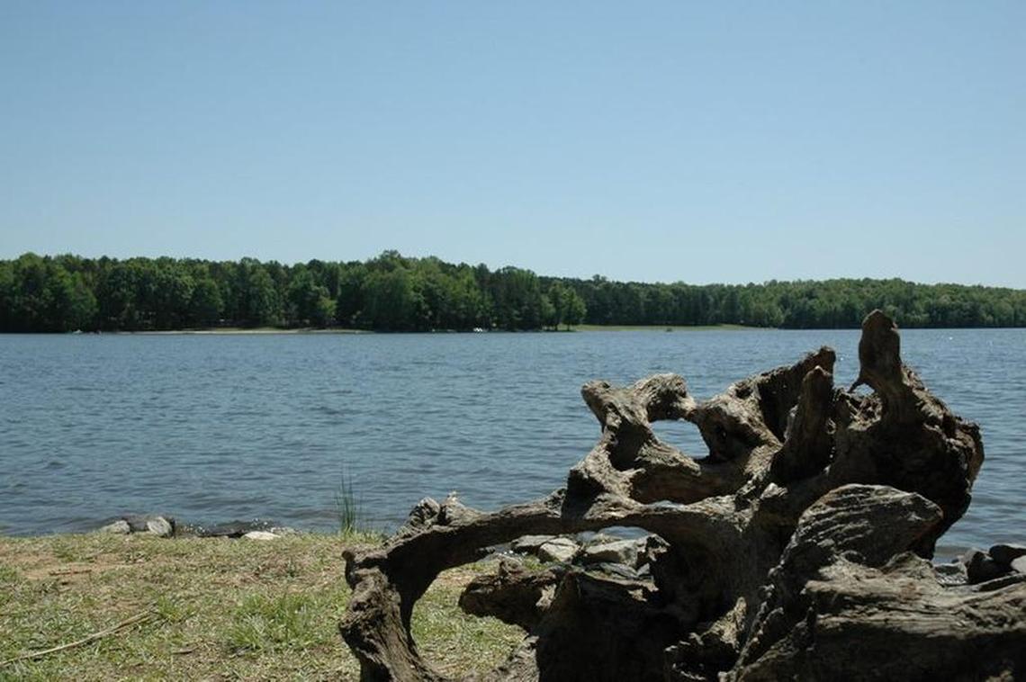 Cane Creek Park in Union County is a 350-acre lake that’s great for swimming or paddleboating in the summer.