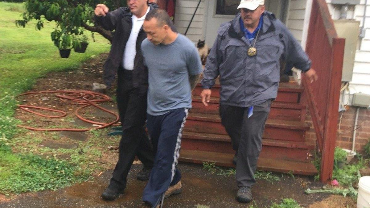 Suspect at the scene of poppy fields in custody and charged.
