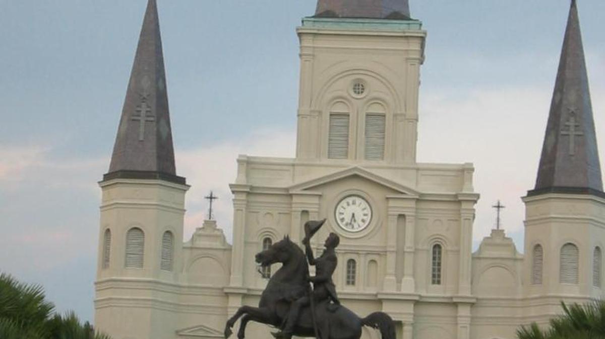 Jackson Square in New Orleans' French Quarter.