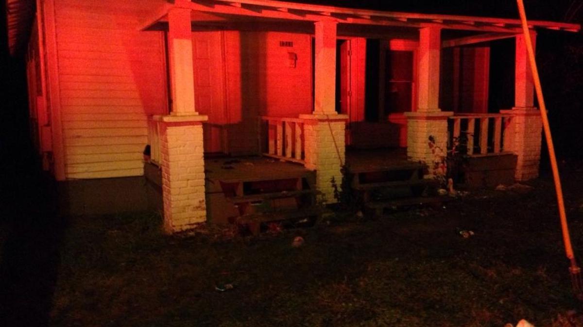 The man who lived at this home on Cedar Avenue was alerted to a fire by a barking dog.