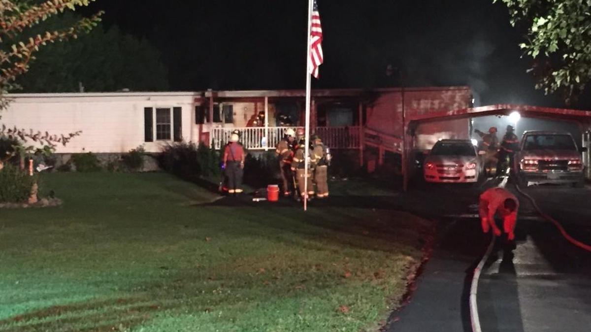 A family’s pet bird died in a Gastonia mobile home fire early Sunday.
