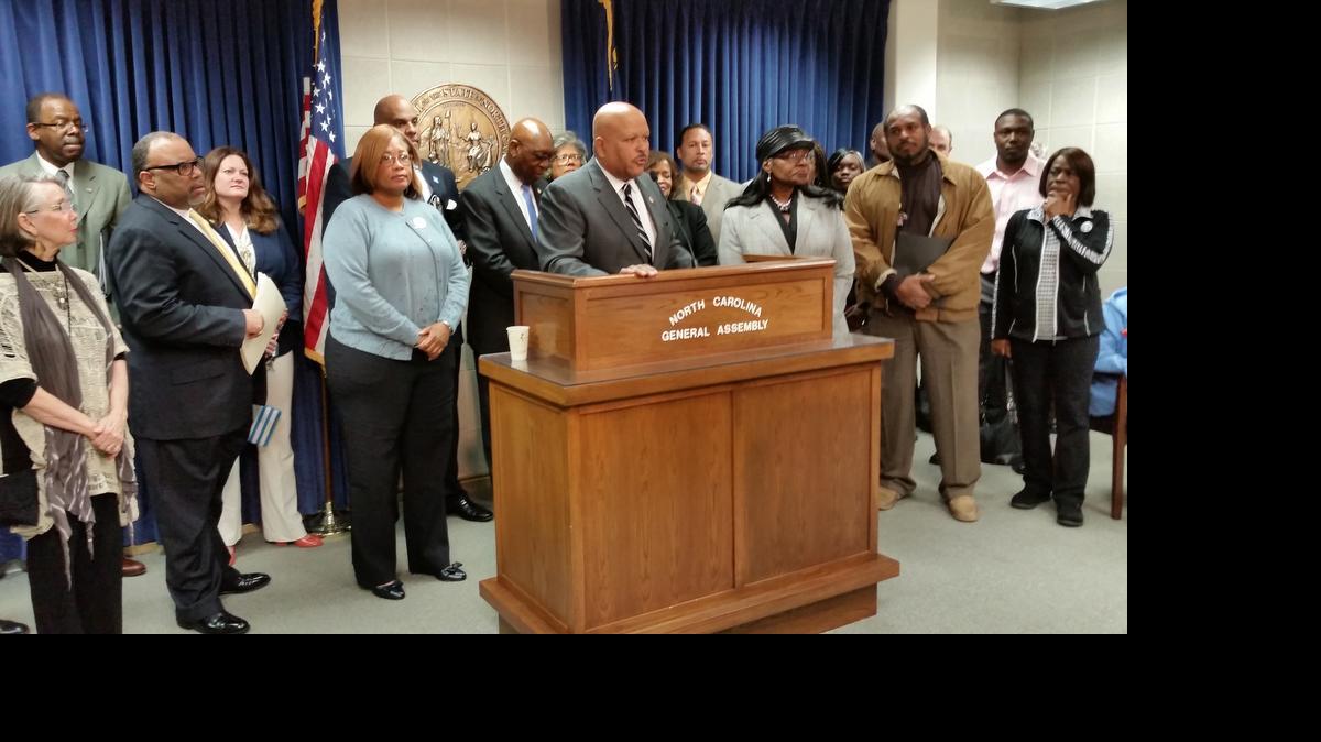 
Rep. Rodney Moore, a Mecklenburg County Republican, is pushing a bill to prohibit racial profiling by police. 
