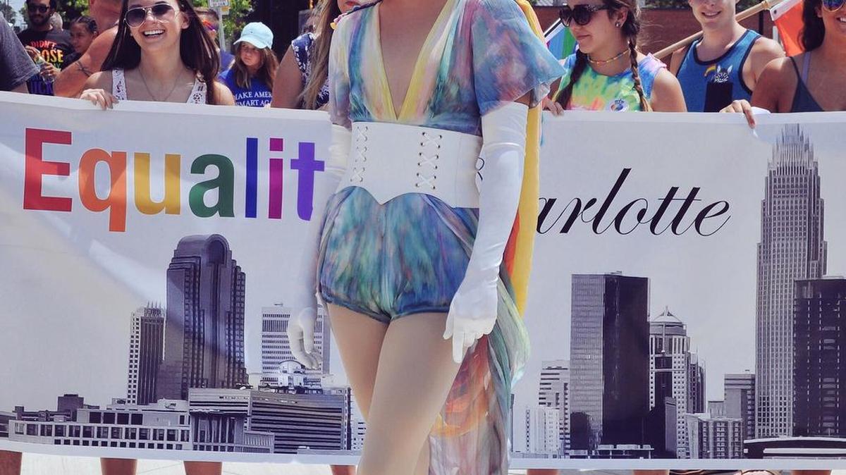 Drag Queen Brandon James said he has received death threats after appearing on a local TV station last week over his request for a Drag Queen Storytime event at Charlotte Mecklenburg Library. James dresses as Princess Onya.