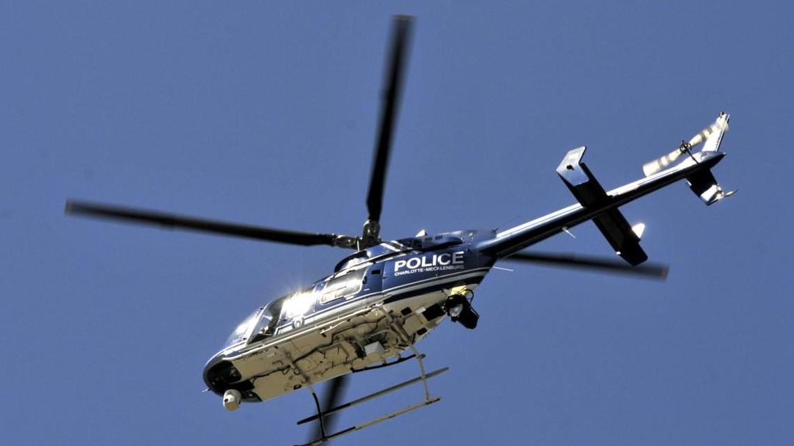 CMPD helicopter flew