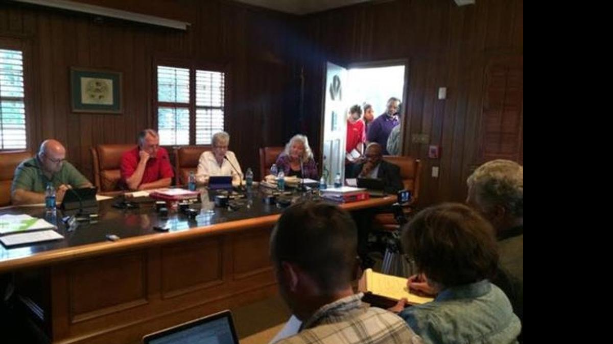 
Weddington residents crowded into council chambers and the hallway Tuesday night as the board voted to end its relationship with the Providence Volunteer Fire Co. 
