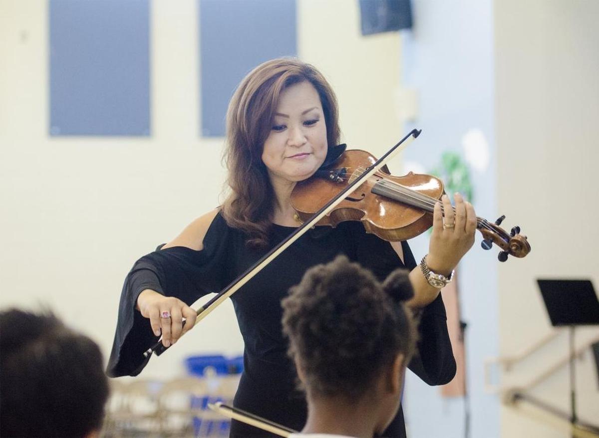 Orchestra program director Aram Bryan has taught every one of the more than 700 students in the program since it began. Charlotte-Mecklenburg Schools’ hiring of full-time orchestra instructors at two program sites eliminated the need for the program to continue.
