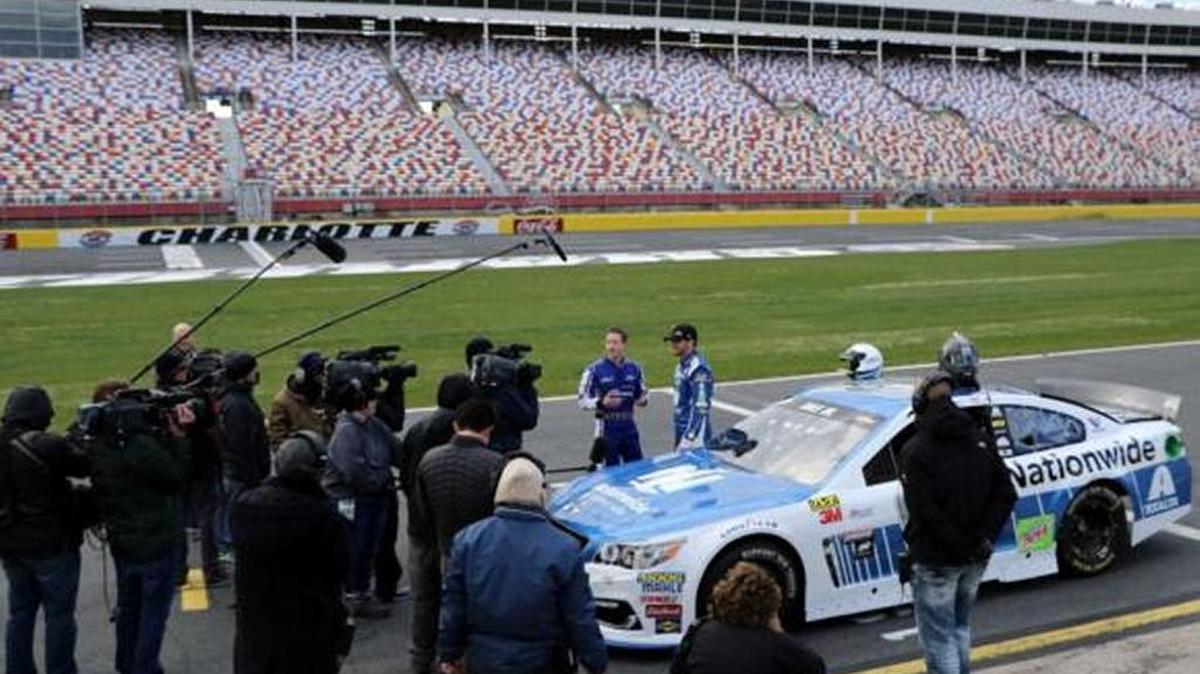 Facebook CEO Mark Zuckerberg wanted a flavor of Charlotte on his first visit to North Carolina, so he strapped into a race car with Dale Earnhardt Jr. at Charlotte Motor Speedway on Tuesday.