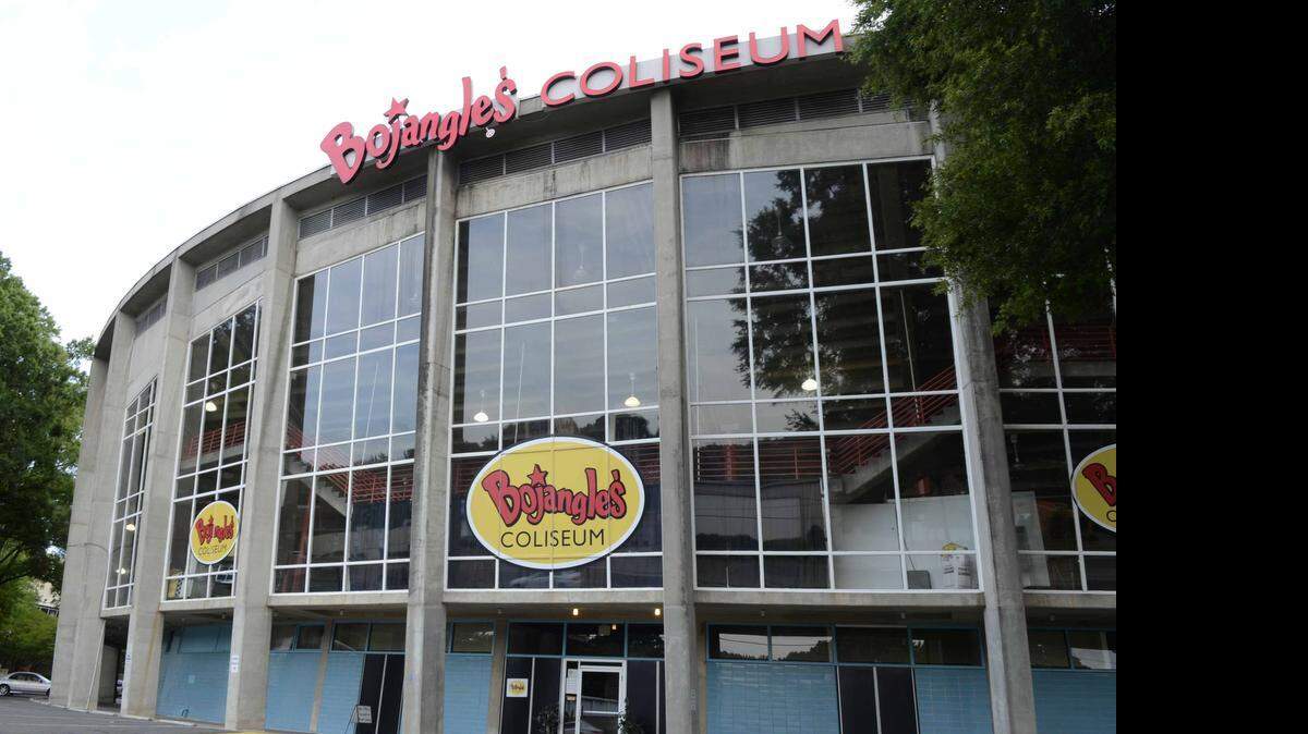
The Charlotte Regional Visitors Authority, which manages the Bojangles’ Coliseum, said it’s trying to find a way to make some of the 9,700 old seats available to the public as they’re replaced.
