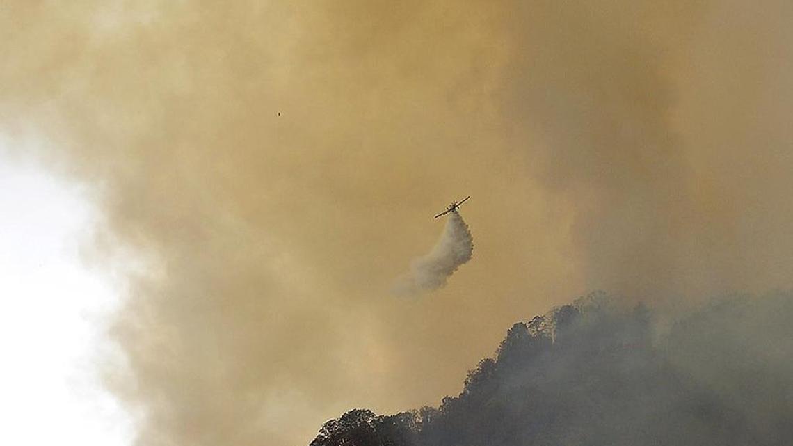 A wildfire near Lake Lure has burned 2,450 acres, state officials say.