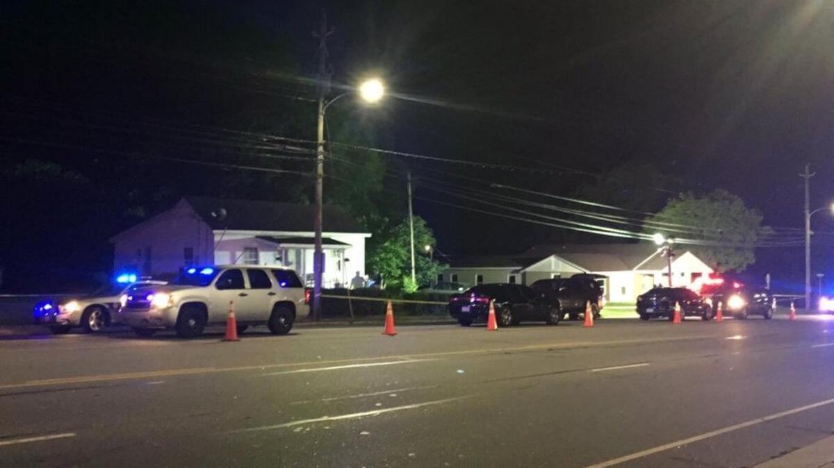 Site of shooting investigation
