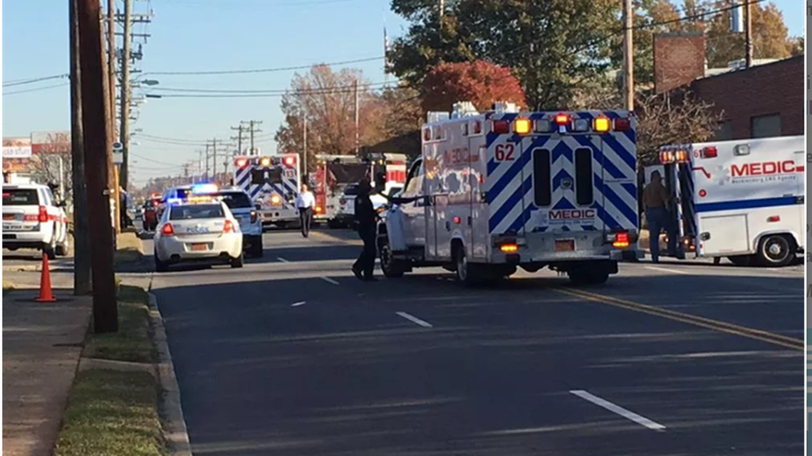 Site of the fatal crash on North Graham Street.