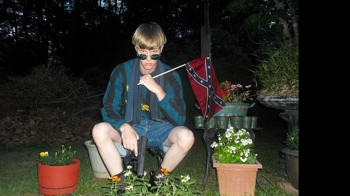 
One of the images from a website purported to belong to Dylann Roof that also contained his alleged manifesto.

