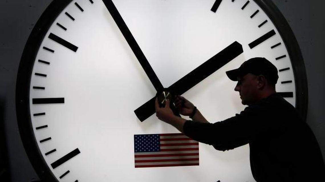 Daylight saving time ends Sunday.