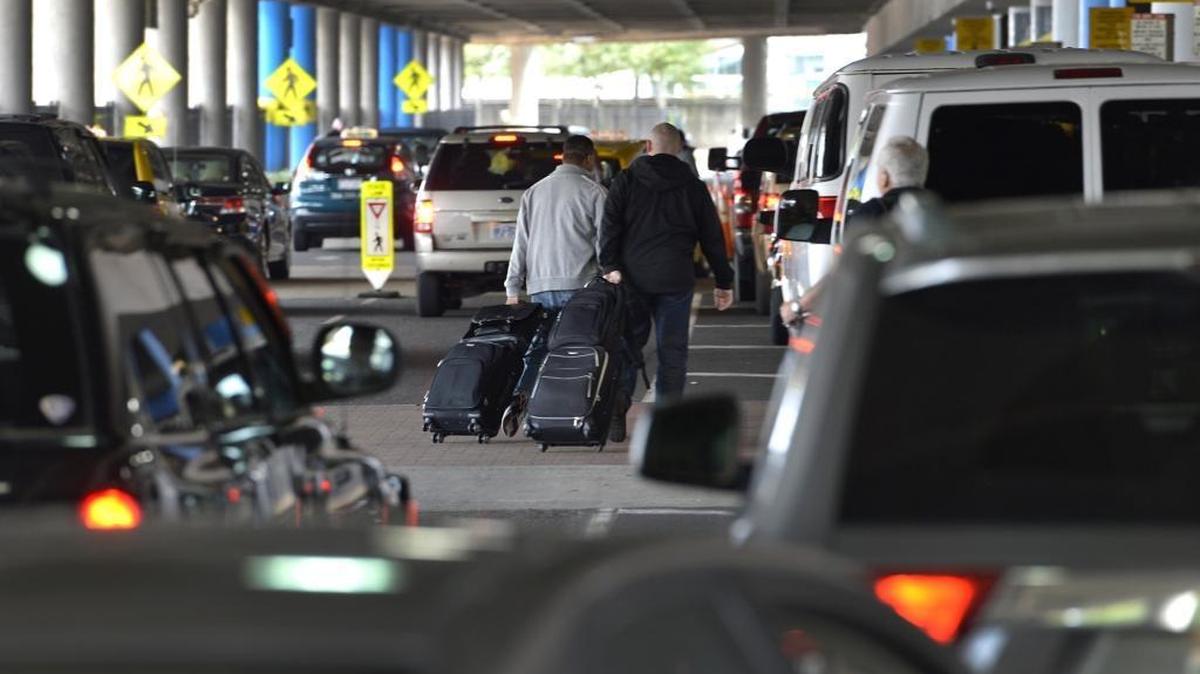 The scene at Charlotte Douglas International Airport on November 17.