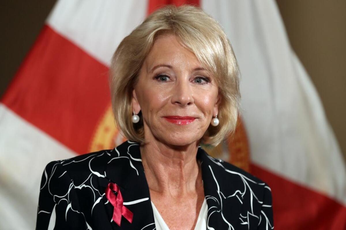 U.S. Secretary of Education Betsy Devos