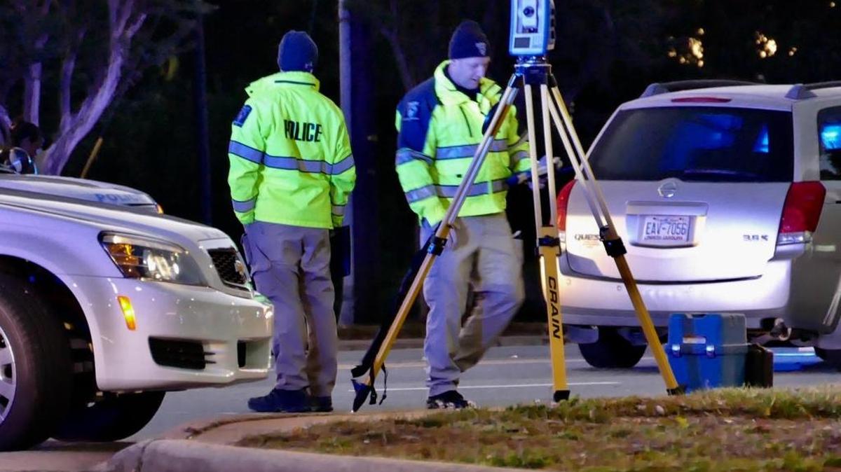 Charlotte-Mecklenburg police investigate the crash that killed Daniel Wheeler, 61, near his workplace early Monday.