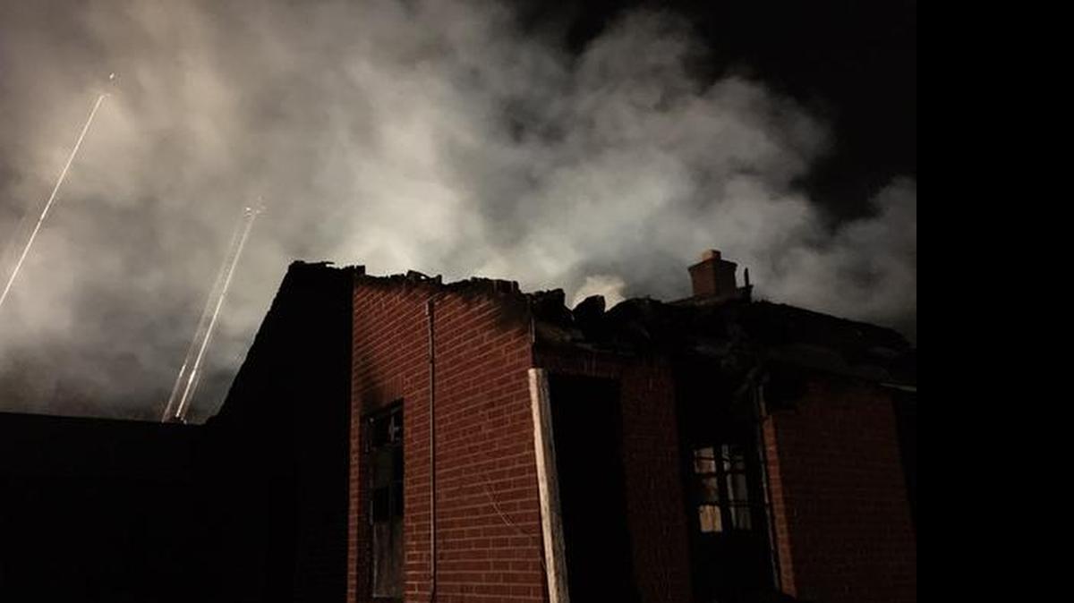 
Charlotte firefighters battled an overnight church fire that has closed part of Briar Creek Road Wednesday morning
