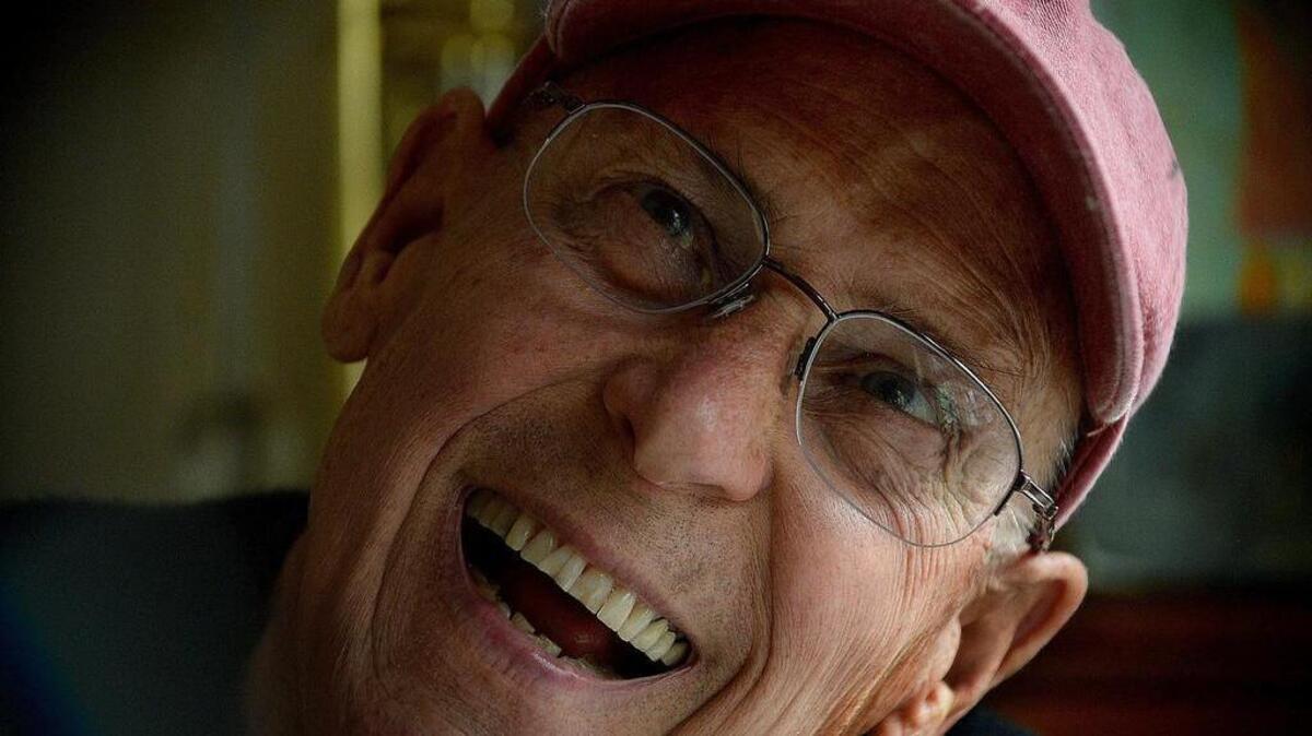 Ron Morgan, 73, said he was happy even though he expected to have less than 18 weeks to live. "This is sort of a gift," he said. "You could be hit by a Mack truck and not have time to do anything. You could die 10 years with a deteriorating bone disease and have a tortuous death. But I get to work on my dream project."